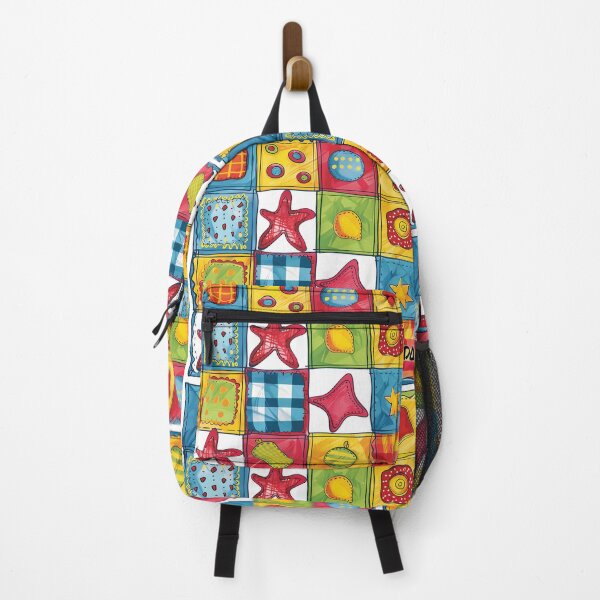 Item preview, Colorful Retro Patchwork Quilt Pattern Doodle Textile Art Streetwear Graphic designed and sold by DesignArtist.ia.