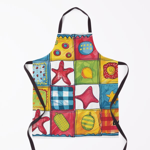 Item preview, Colorful Retro Patchwork Quilt Pattern Doodle Textile Art Streetwear Graphic designed and sold by DesignArtist.ia.