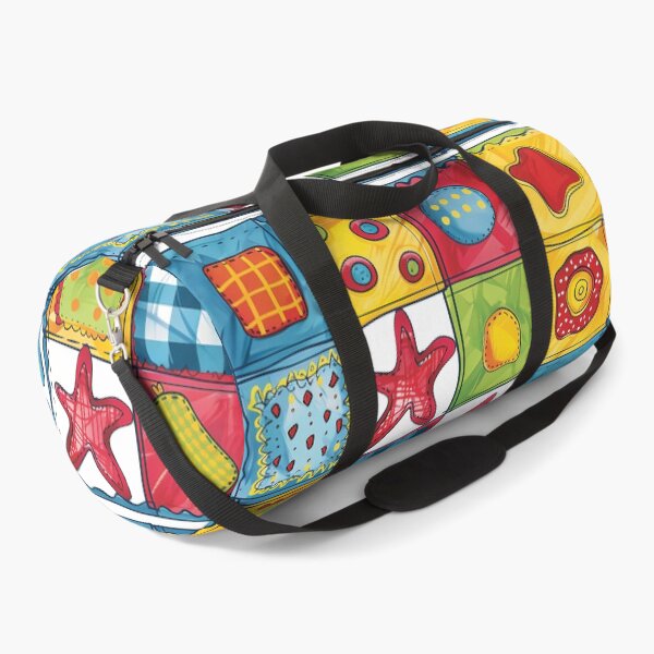 Item preview, Colorful Retro Patchwork Quilt Pattern Doodle Textile Art Streetwear Graphic designed and sold by DesignArtist.ia.