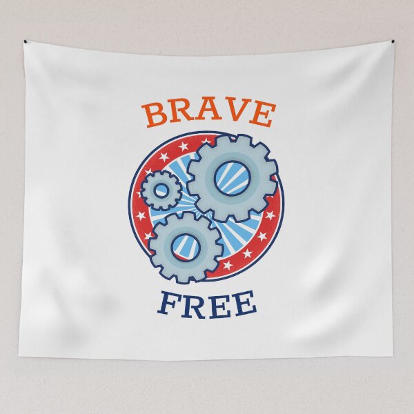 Item preview, BRAVE FREE designed and sold by SudeeshArt.