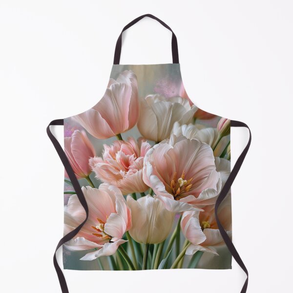 Item preview, Blush Tulip Reverie – Soft Romantic Floral Art designed and sold by VelvetThornsArt.