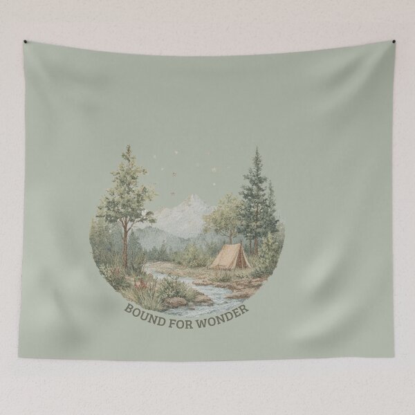 Item preview, Bound for Wonder | Vintage Outdoor Adventure Illustration designed and sold by Bound for Wonder.