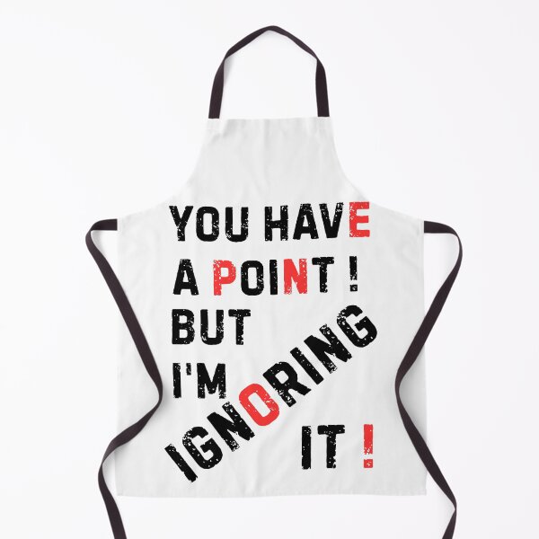 Item preview, You Have a Point But I'm Ignoring It Funny Hidden NOPE Typography designed and sold by lazulishop.