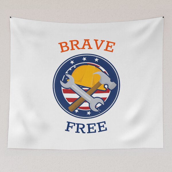 Item preview, BRAVE FREE designed and sold by SudeeshArt.