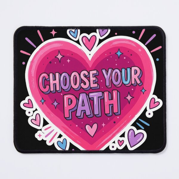 Item preview, Choose Your Path Heart designed and sold by Owcomm.