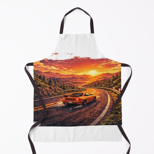 Item preview, classic japanese car sunset pixelart designed and sold by Traceursniper.