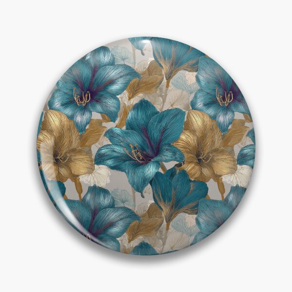 Item preview, Chic Amaryllis Floral  - Flower Garden Pattern   - Father'S Day Gift Ideas designed and sold by RoyalStarsPatts.