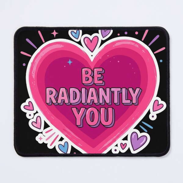 Item preview, Be Radiantly You Heart Motivation designed and sold by Owcomm.