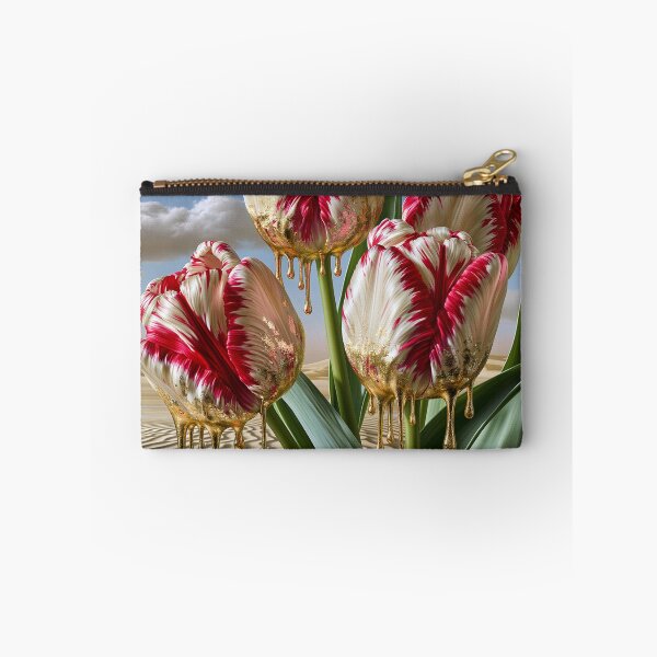 Item preview, Melting Tulip Mirage – Surreal Luxury Floral Art designed and sold by VelvetThornsArt.