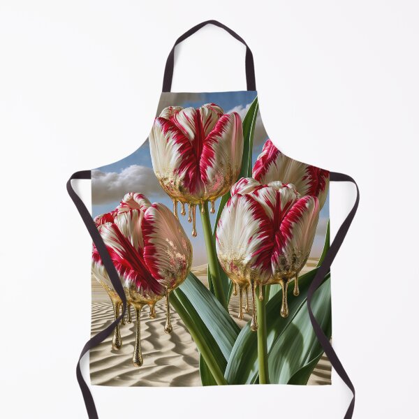 Item preview, Melting Tulip Mirage – Surreal Luxury Floral Art designed and sold by VelvetThornsArt.