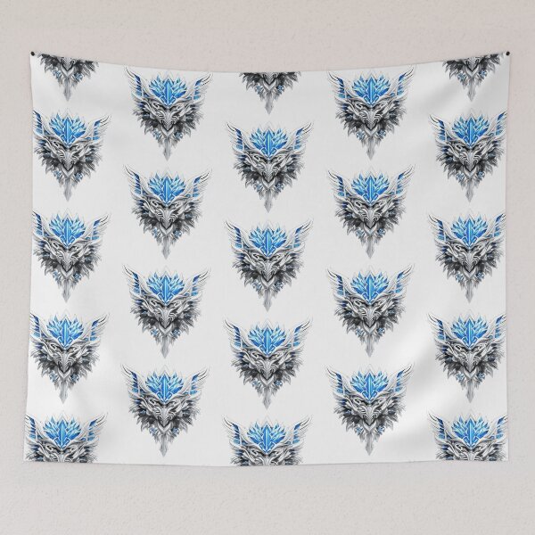 Item preview, Frost Guardian Crest: Silver and Sapphire Ice Emblem designed and sold by RaresS.