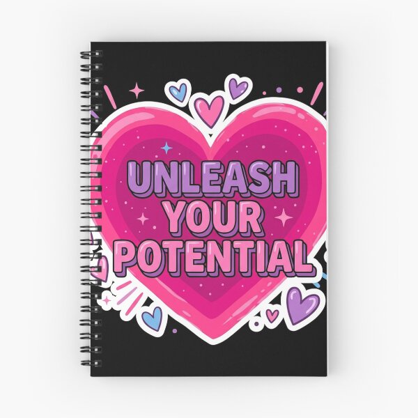 Item preview, Unleash Your Potential Motivational Heart designed and sold by Owcomm.