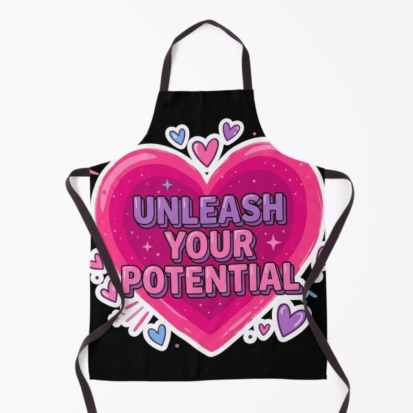 Item preview, Unleash Your Potential Motivational Heart designed and sold by Owcomm.
