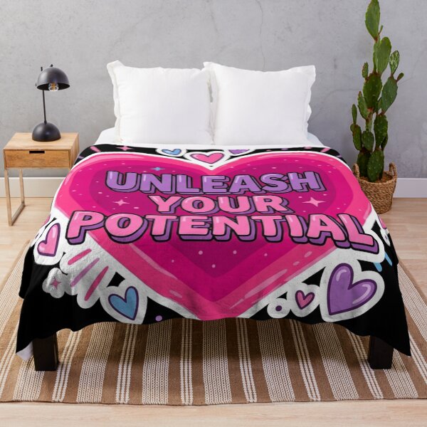 Item preview, Unleash Your Potential Motivational Heart designed and sold by Owcomm.