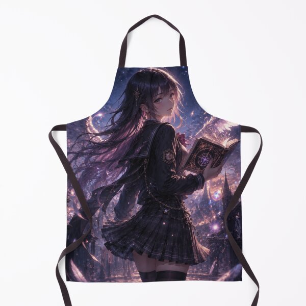 Item preview, Fantasy Anime Schoolgirl with Angel Wings designed and sold by Pond21.