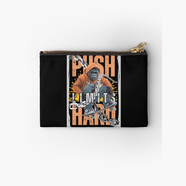 Item preview, Push Limits Hard Gorilla Skateboard Streetwear Graphic T-Shirt designed and sold by MR-GOLDEN.
