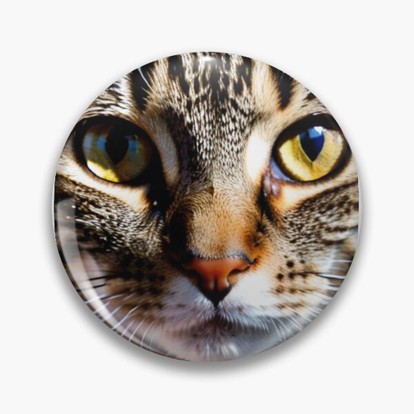 Item preview, Animals - Grey and White Tabby Cat, Hypnotic and Intense Gaze designed and sold by DoodyPets.