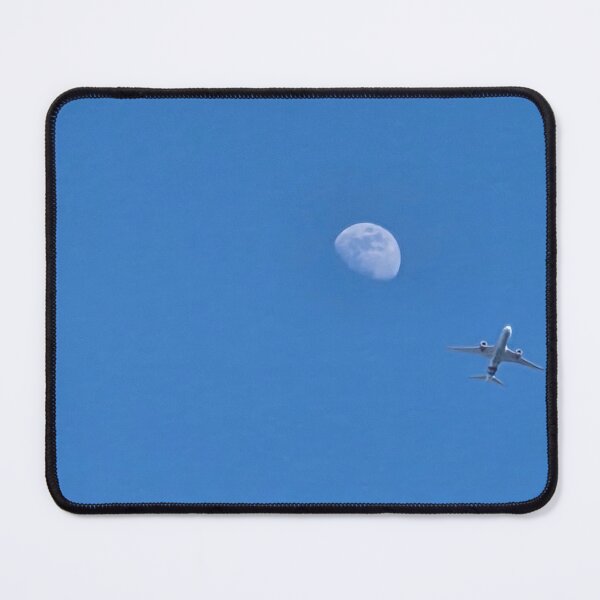 Item preview, Moon and Plane on a Blue Sky designed and sold by Lookupbyluke.