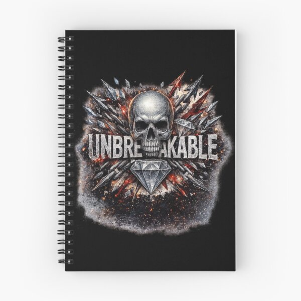Item preview, Unbreakable Skull Diamond Explosive Fire Hardcore T-Shirt designed and sold by weeomano.