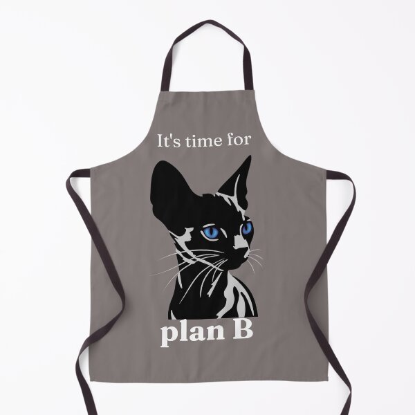 Artikelvorschau, Devon Rex Katzen-Plan-B-Shirt – Lustiges graues Katzen-Humor-T-Shirt entworfen und verkauft von DesignVaultLab.