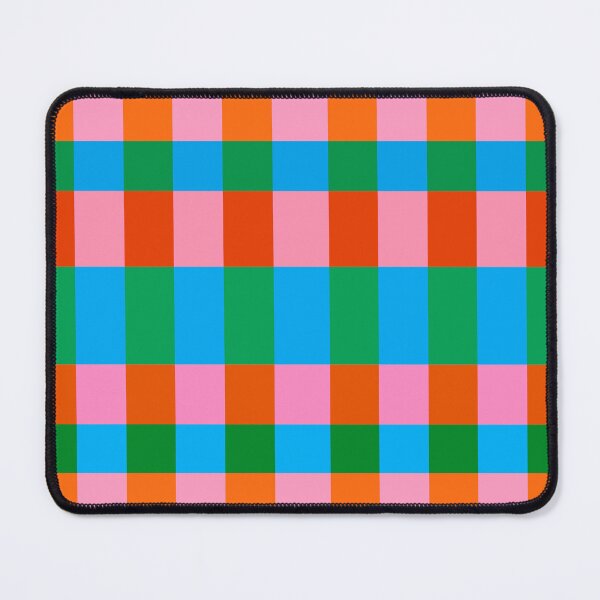 Item preview, Pink, Orange, Green and Blue Grid Check designed and sold by OneThreeSix.