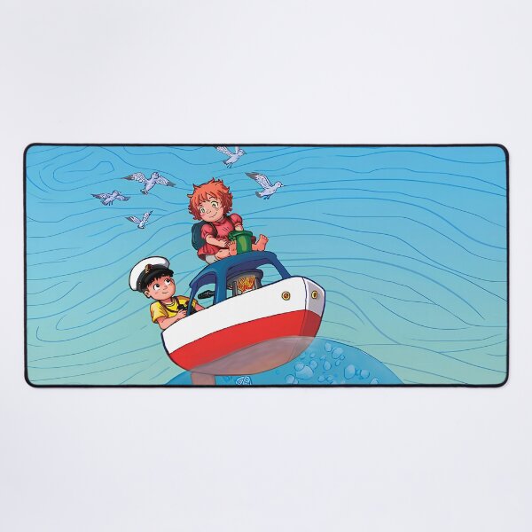 Item preview,  Cute kawaii art girl [[ponyos]] travel -%[ghiblis]%- sea aways  designed and sold by kuumeiji.