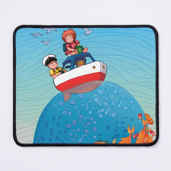 Item preview,  Cute kawaii art girl [[ponyos]] travel -%[ghiblis]%- sea aways  designed and sold by kuumeiji.