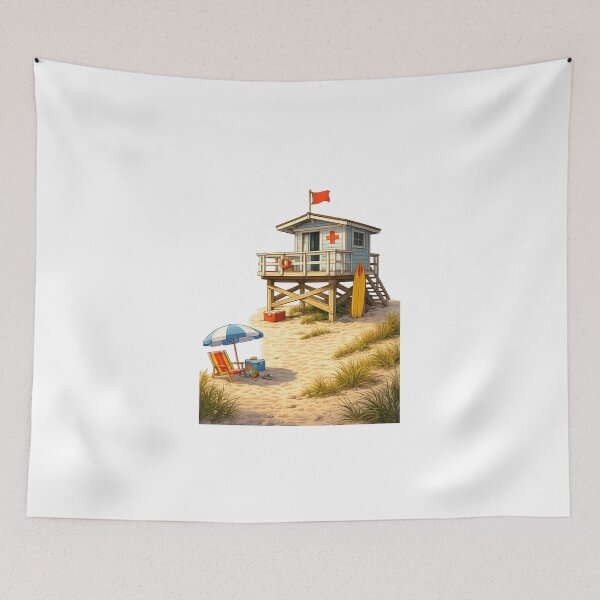 Item preview, Coastal Lifeguard Station – Beach Patrol  designed and sold by celestialseastc.