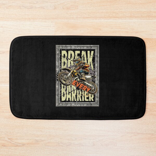 Item preview, Break Every Barrier Motocross Rider Vintage Graphic T-Shirt designed and sold by MR-GOLDEN.