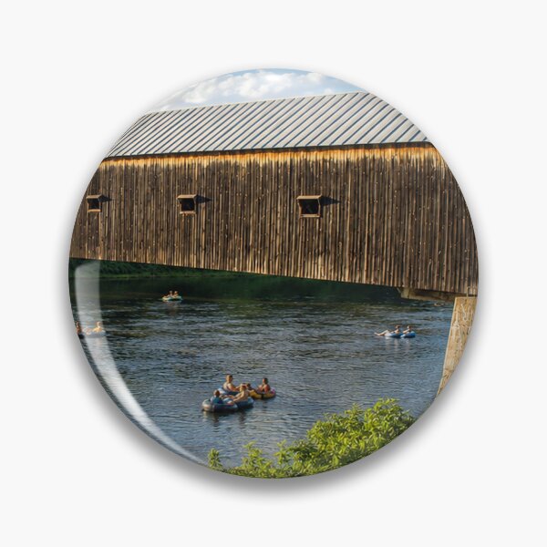 Item preview, Cornish Windsor Covered Bridge Art designed and sold by gotucoveredart.