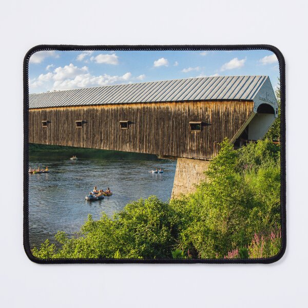 Item preview, Cornish Windsor Covered Bridge Art designed and sold by gotucoveredart.
