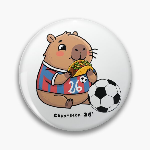 Item preview, Capybara Football & Tacos Aesthetic 2026 designed and sold by Distort-wear.