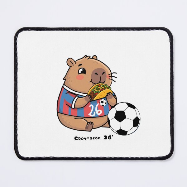 Item preview, Capybara Football & Tacos Aesthetic 2026 designed and sold by Distort-wear.