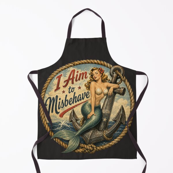 Item preview, I Aim to Misbehave - Mermaid designed and sold by shorethings.