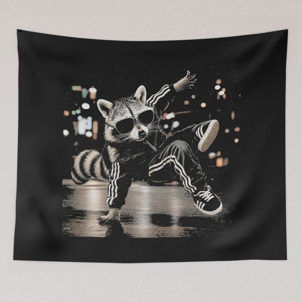Item preview, Cool Raccoon Dance Hip Hop Tracksuit Sunglasses designed and sold by Tsugraf Designs.