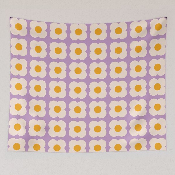 Item preview, Nordic Daisy Flower Pattern designed and sold by imaniko.