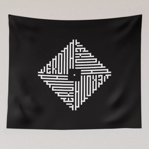 Item preview, VERONA | White  | Modern Geometric Kufi Calligraphy | From Name to Art   designed and sold by FOR YOUR NAME.