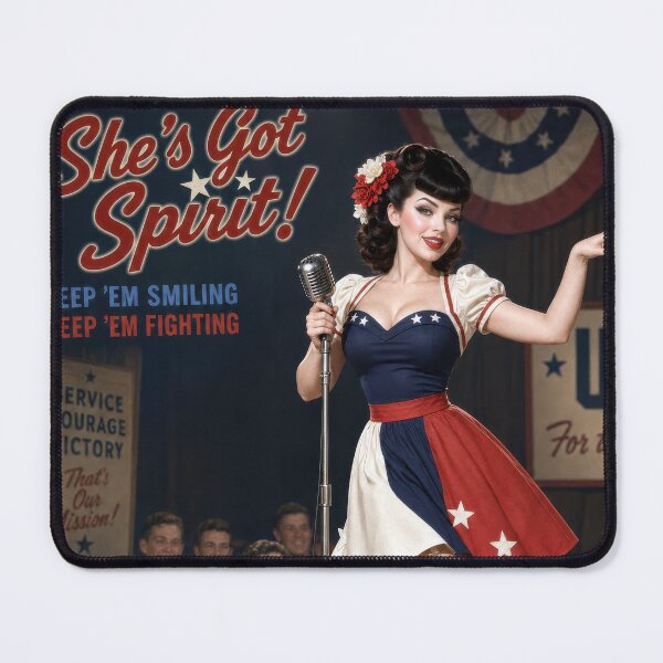 Item preview, USO Performer Entertains Troops designed and sold by Andy Gambino Art.