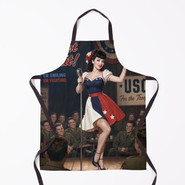 Item preview, USO Performer Entertains Troops designed and sold by Andy Gambino Art.