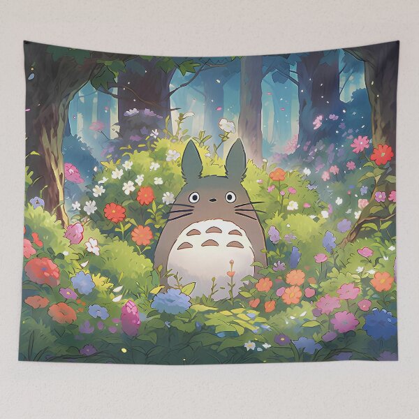 Item preview,  Cute spirits monster [[totoros]]  -%[ghiblis]%- middle forest aways  designed and sold by kuumeiji.