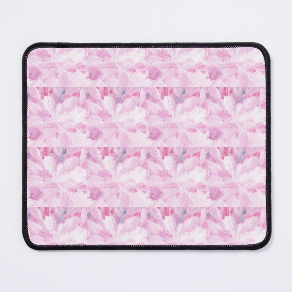 Item preview, Hand-Drawn Oil Painting with Pink, White and Violet Brushstrokes designed and sold by N0irNest.