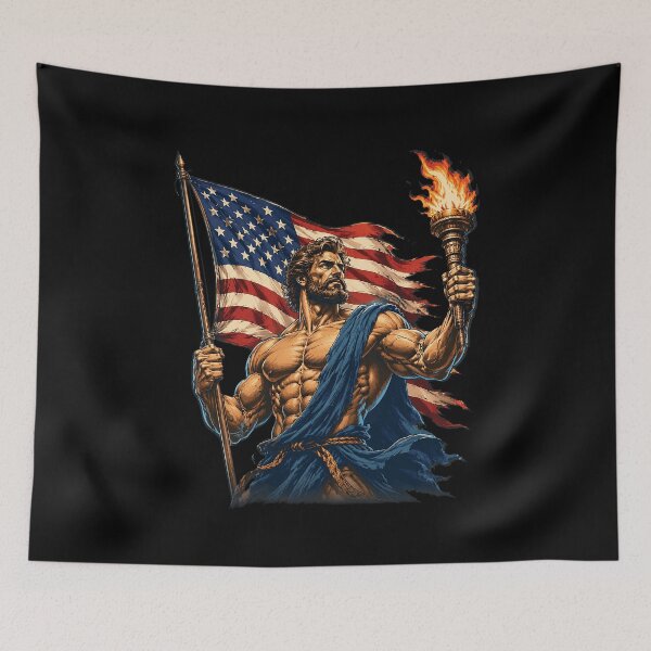 Item preview, American hero 4th of July America designed and sold by OlakunleOloroz.