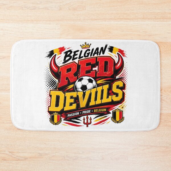 Item preview, belgian football, red devils football, belgian soccer, Belgian pride designed and sold by TrueArtVibes.