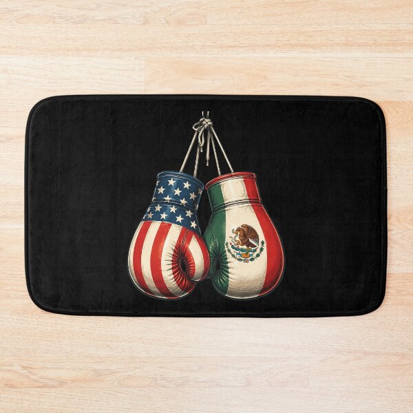 Item preview, Boxing Gloves USA & Mexican Flags Mexico Independence Day designed and sold by OlakunleOloroz.