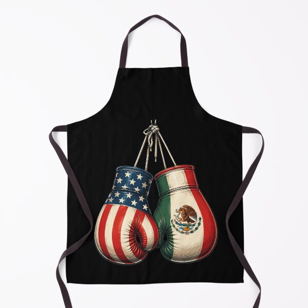 Item preview, Boxing Gloves USA & Mexican Flags Mexico Independence Day designed and sold by OlakunleOloroz.