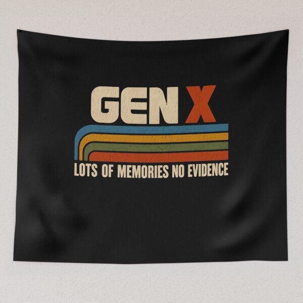 Item preview, Gen X Lots Of Memories No Evidence Generation X Nostalgia designed and sold by RetroMini2026.