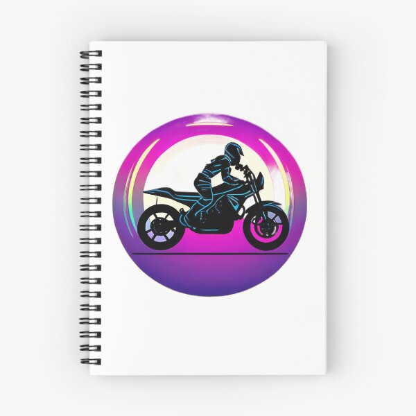 Item preview, Neon Silhouette Motorcycle Rider Graphic designed and sold by RaresS.