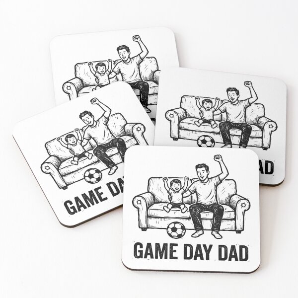 Item preview, Game Day Dad Funny Soccer Father Son Shirt designed and sold by TeNovaStudio.