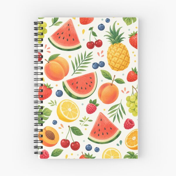 Item preview, Summer Fruit Pattern | Watermelon, Pineapple & Citrus Seamless Tropical Design designed and sold by DreamPixelPrint.