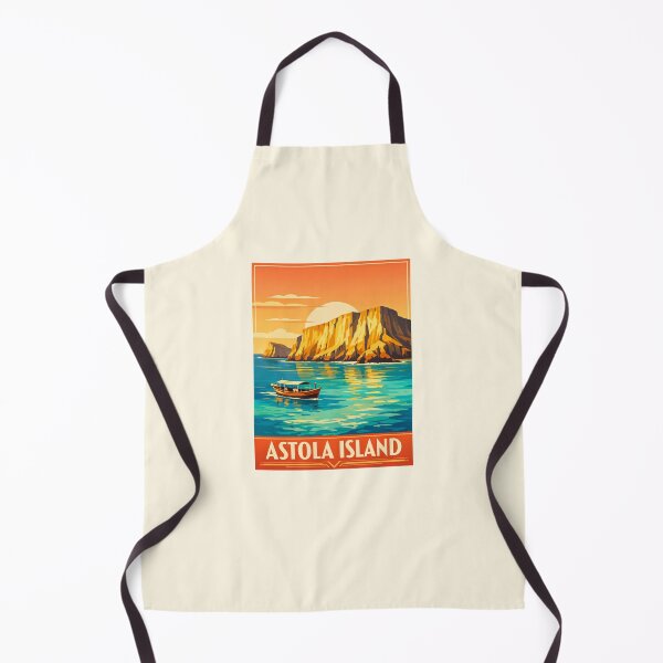 Item preview, Astola Island Pakistan Vintage Travel Poster Art designed and sold by sohail_arts.